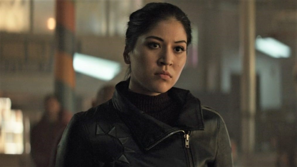 Alaqua Cox as Maya Lopez, a.k.a. Echo, in the Disney series Hawkeye.
