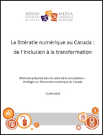 La littératie numérique au Canada : de l'inclusion à la transformation
