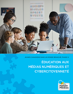 Couverture - Éducation aux médias numériques et cybercitoyenneté