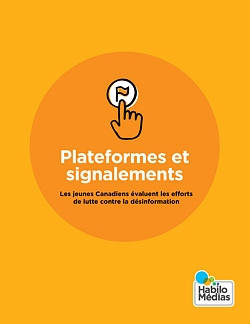 Rapport plateformes signalements lutte contre desinformation couverture