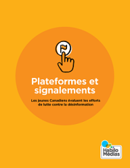 Rapport plateformes signalements lutte contre desinformation couverture